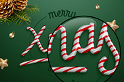 Christmas Candy Text Effect, a Layer Style Add-On by Evlogiev Studio (Thumbnail 2 of 5)