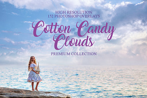 Cotton Candy Clouds Ps Overlays