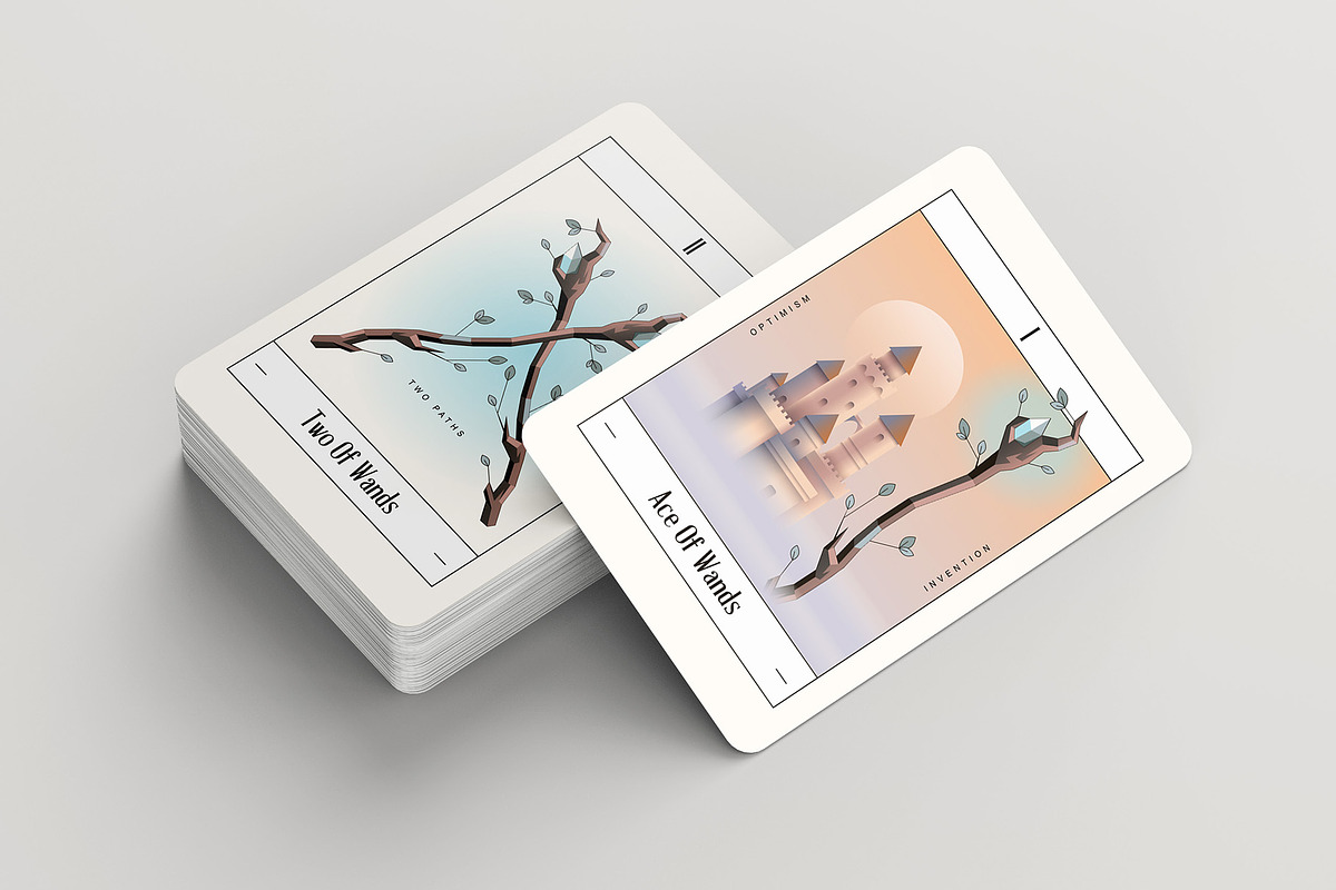 Tarot Card Templates - Minor Arcana, an Illustration by Polar Vectors (Photo 10 of 15)