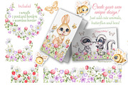 Cute Woodland Animals. Baby Forest 1, an Animal Illustration by MarinadeArt (Thumbnail 3 of 10)