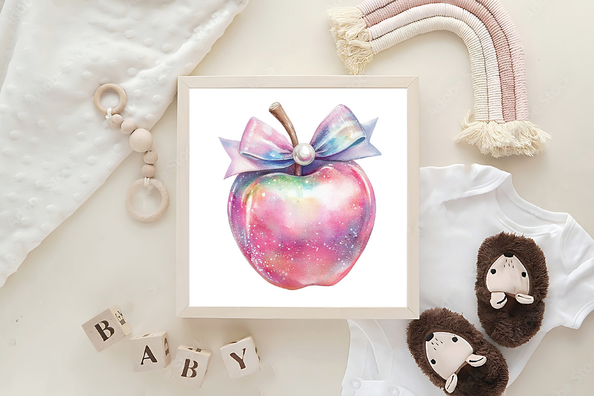 Iridescent Coquette Halloween Clipar, an Illustration by CraftArtStudio (Photo 6 of 6)