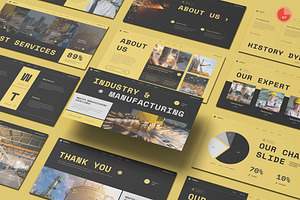 Industry & Manufacturing PowerPoint, a Presentation Template by Pixslides
