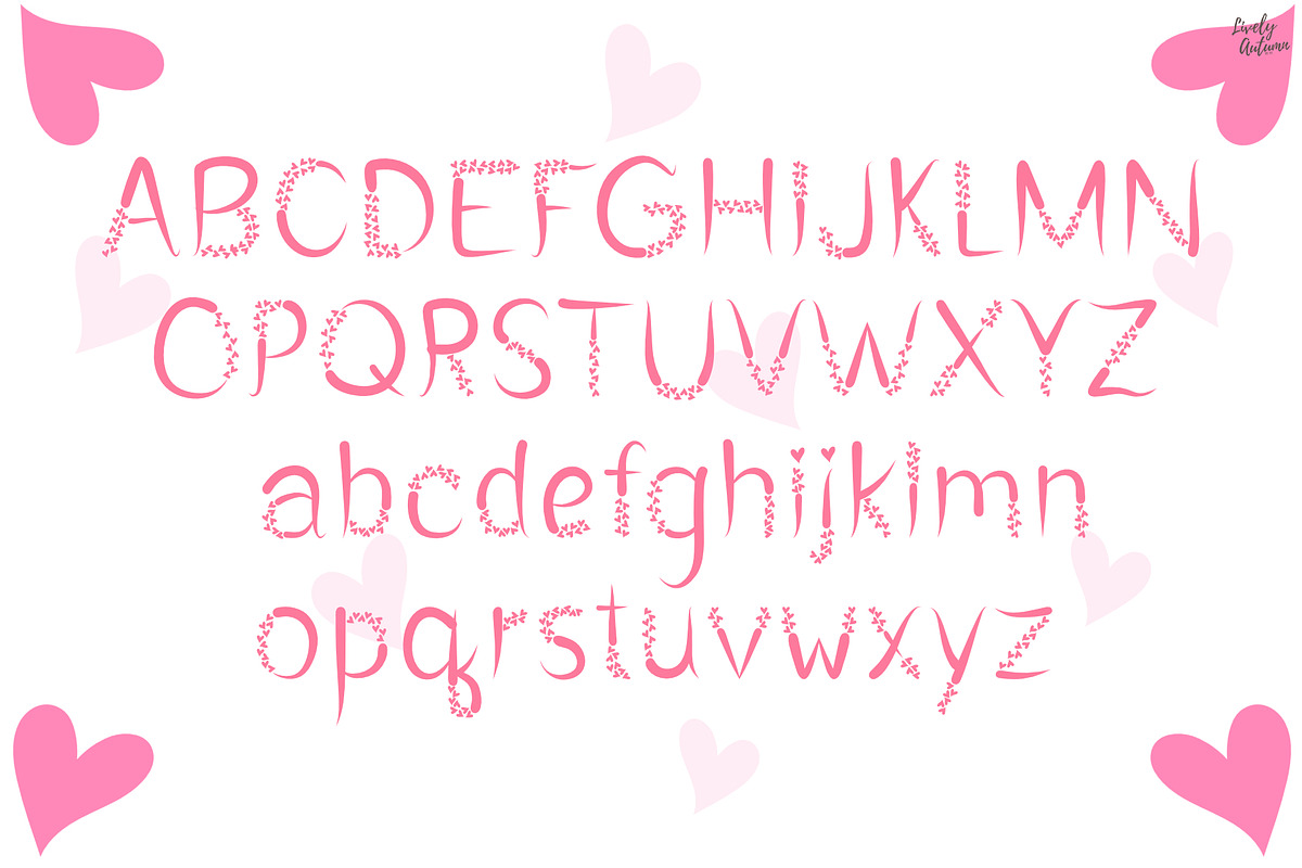 Love Letter | Decorative Font, a Symbol Font by LivelyAutumn11.11 (Photo 2 of 5)