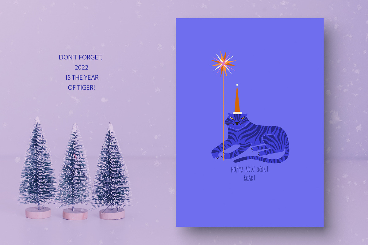 Folk Art Tigers, an Animal Illustration by Annakniaz (Photo 6 of 15)
