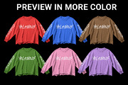 Vintage distressed longsleeve mockup, a Shirt Mockup by yalanois (Thumbnail 3 of 5)