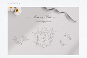 Line wedding art - BUNDLE, a Decorative Illustration by Summer Nightingale Art (Thumbnail 6 of 9)