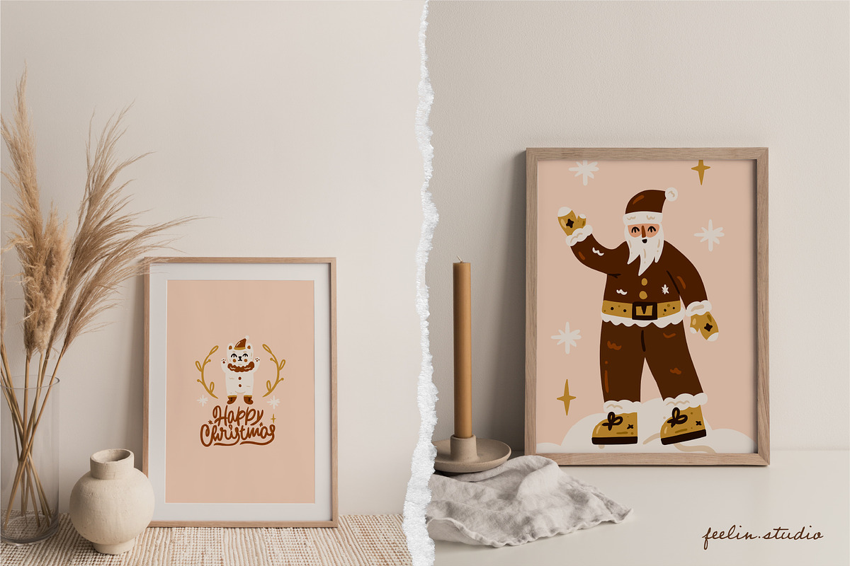 Christmas Collection — Gingerbread, an Animal Illustration by adwintash (Photo 2 of 18)