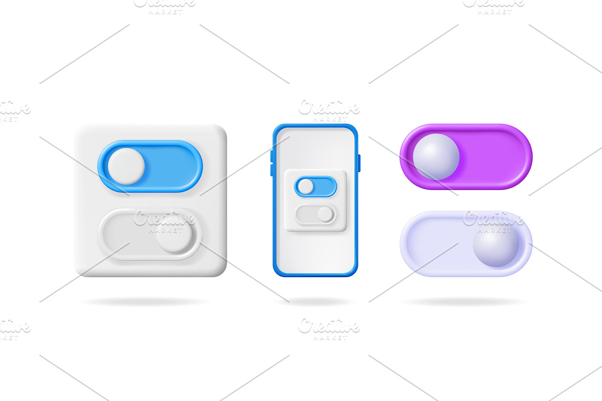 3d vector illustration set of, a Technology Illustration by Abscent
