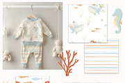 Ocean dreams - baby collection, a Decorative Illustration by polikarpovaart (Thumbnail 11 of 17)