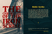 Noble Scribe – Editorial BlackLetter, a Blackletter Font by ALV_TypeFoundry (Thumbnail 3 of 18)