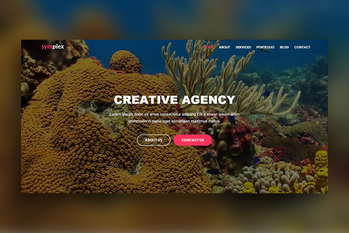 Multipurpose Landing Page Template, a Bootstrap Template by nandinigraphics