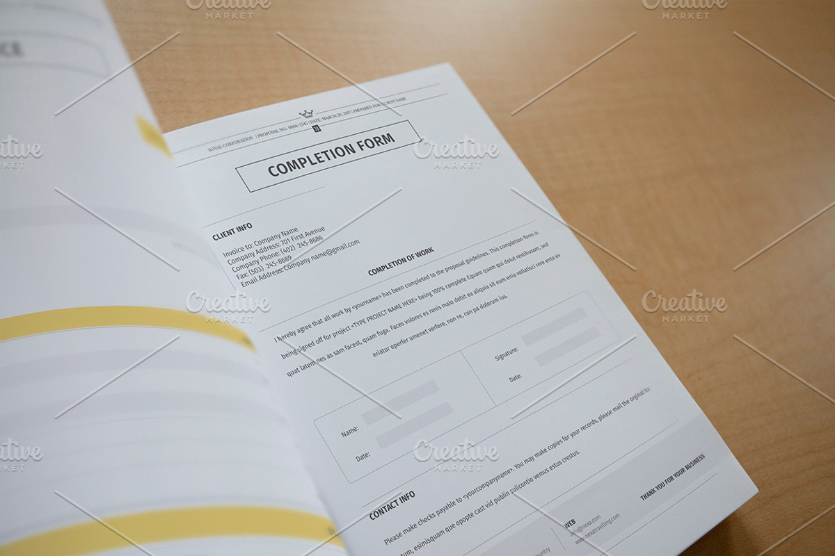 60+ Pages Bundle Proposal Pack -30%, a Stationery Template by Mastergfx (Photo 22 of 56)