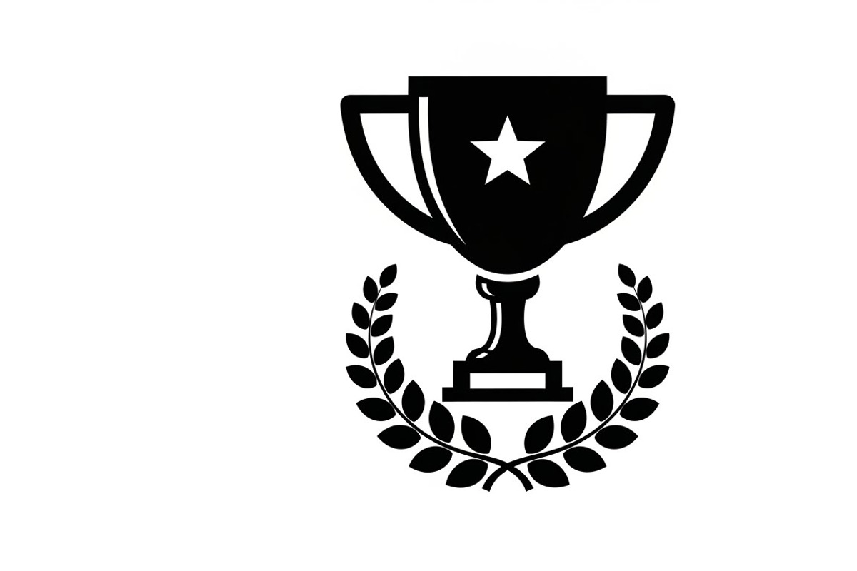 Bold winner trophy cup icon, an Illustration by Amazin_art (Photo 9 of 29)