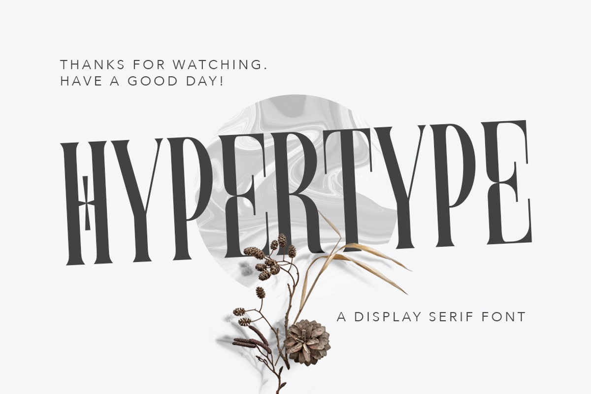 Hypertype : Elegant Serif Display, a Serif Font by Fargun Studio (Photo 20 of 20)