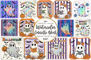 Preppy Coquette Ghost Png, an Illustration by OK Design