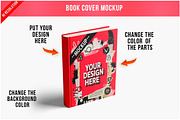 Book Cover Mockup PSD, a Mockup by Bruno's Shop (Thumbnail 1 of 4)
