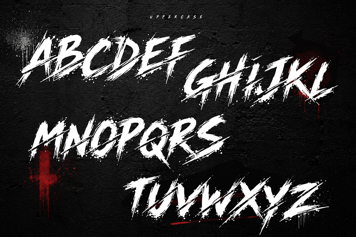 MoonSlash - Raw Cuts Typeface, a Handwritten Font by HypeWorksCo (Photo 13 of 14)