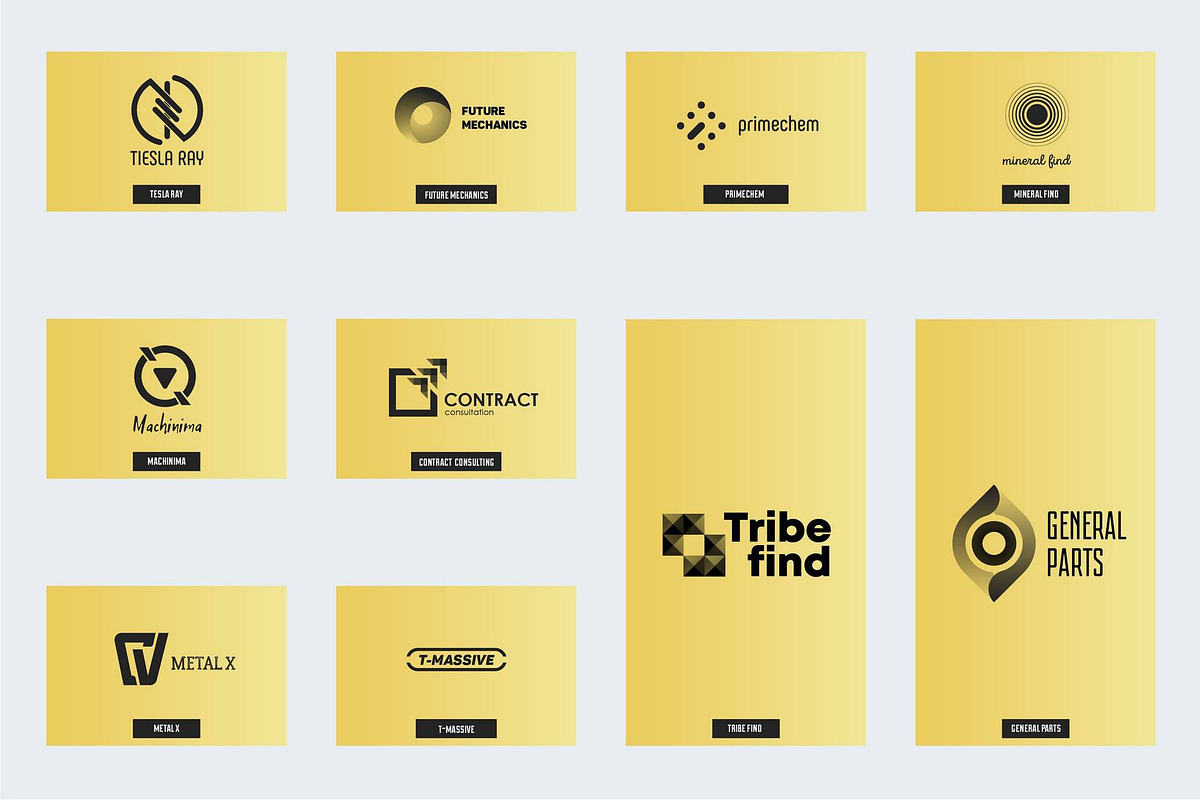 Tech & abstract logopack, a Branding & Logo Template by airunreal (Photo 8 of 8)
