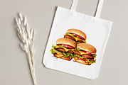 Big Hamburgers Sublimation Clipart, an Object Graphic by Regulrcrative (Thumbnail 8 of 9)