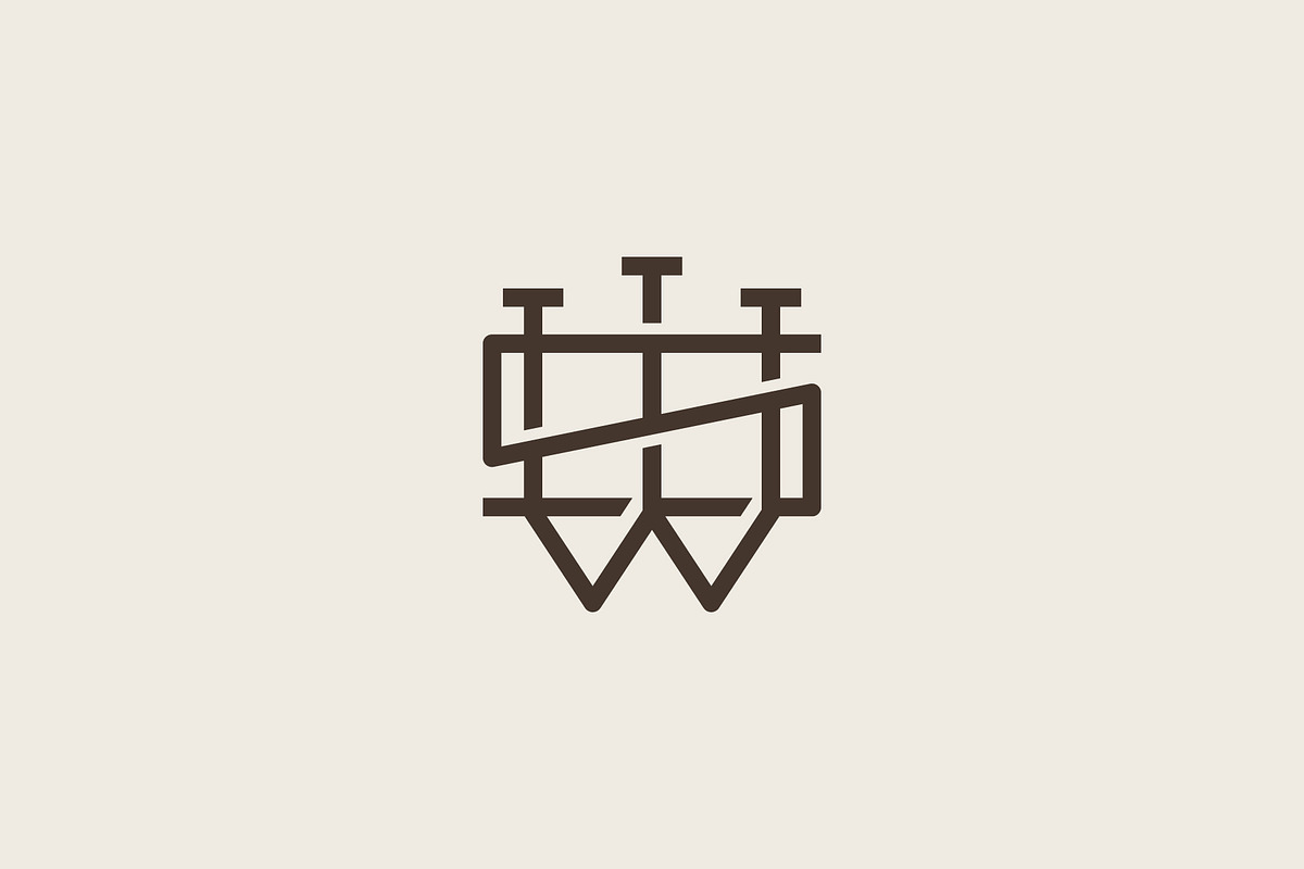 WS SM Monogram Logo, a Branding & Logo Template by Guna Studio (Photo 1 of 4)