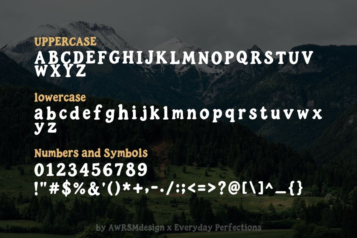 Felmora | Bold Display Font, a Handwritten Font by Everyday Perfection (Photo 2 of 5)
