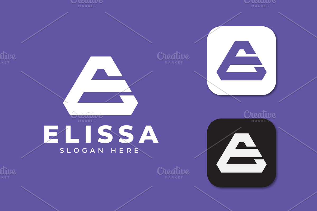 E Logo | E Letter Triangle Logo, a Branding & Logo Template by Amadul11 (Photo 2 of 4)
