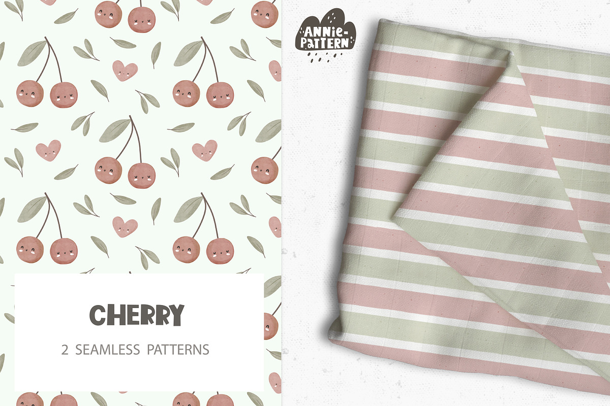Cherry, a Pattern Graphic by AnnieArt (Photo 1 of 4)