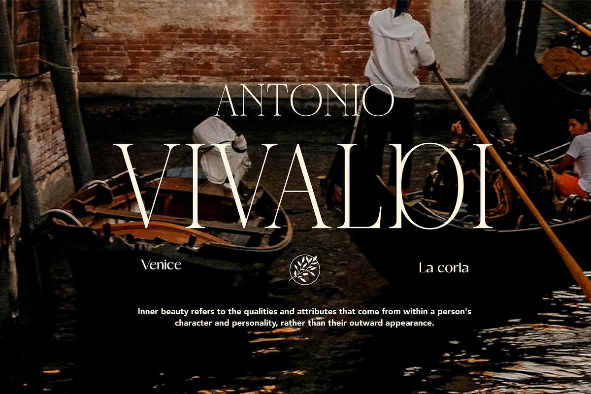 Venice La Corla | Elegant Serif Font, a Serif Font by Jolicia Type (Photo 2 of 11)