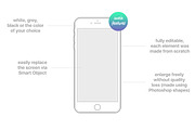 iPhone™ Outline Mockups, an iPhone Mockup by eppearance (Thumbnail 2 of 4)