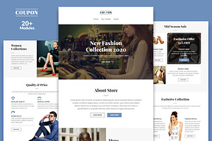 Coupon Email Template + Builder