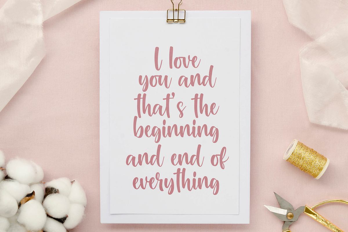Raverdia Modern Script Font, a Script Font by Blankids Studio (Photo 6 of 8)