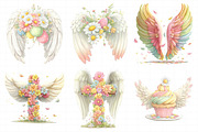 Whimsical Easter Heaven Angel Wings, an Illustration by Daily.Designs (Thumbnail 7 of 8)