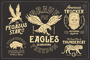 Bohemian Alchemist 5 Font + 15 Badge, a Script Font by Opus Nigrum (Thumbnail 3 of 17)