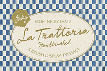 La Trattoria Brush Script Font