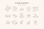 Whimsical self care set. Me time, a Healthcare Illustration by soboleva alya (Thumbnail 8 of 16)