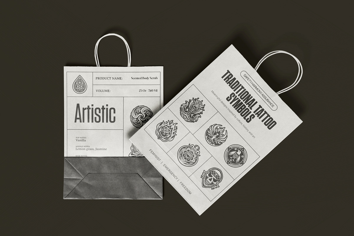 1500 Tattoo Symbols Icons, a Solid Icon by Creative Stall (Photo 5 of 19)