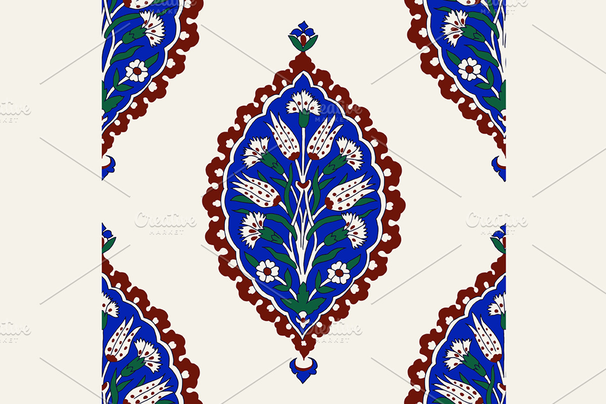 Vector Iznik Collection, a Decorative Illustration by StabuLaRasa illustration (Photo 3 of 7)
