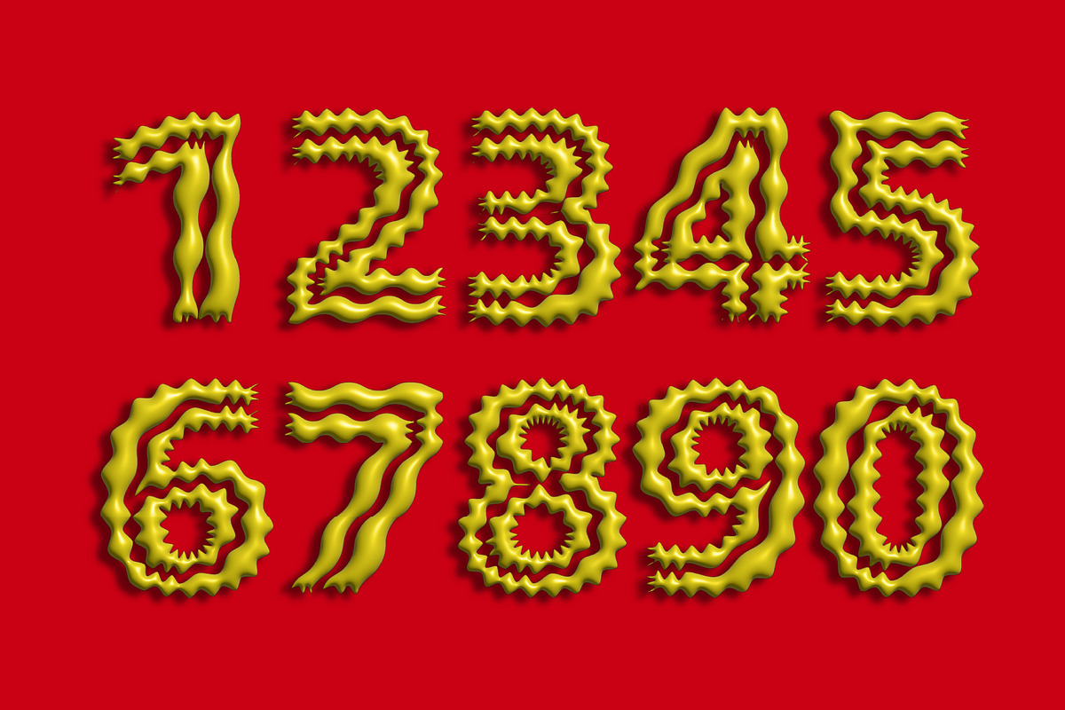 Wavy Melted Shiny Text Effect preview 2