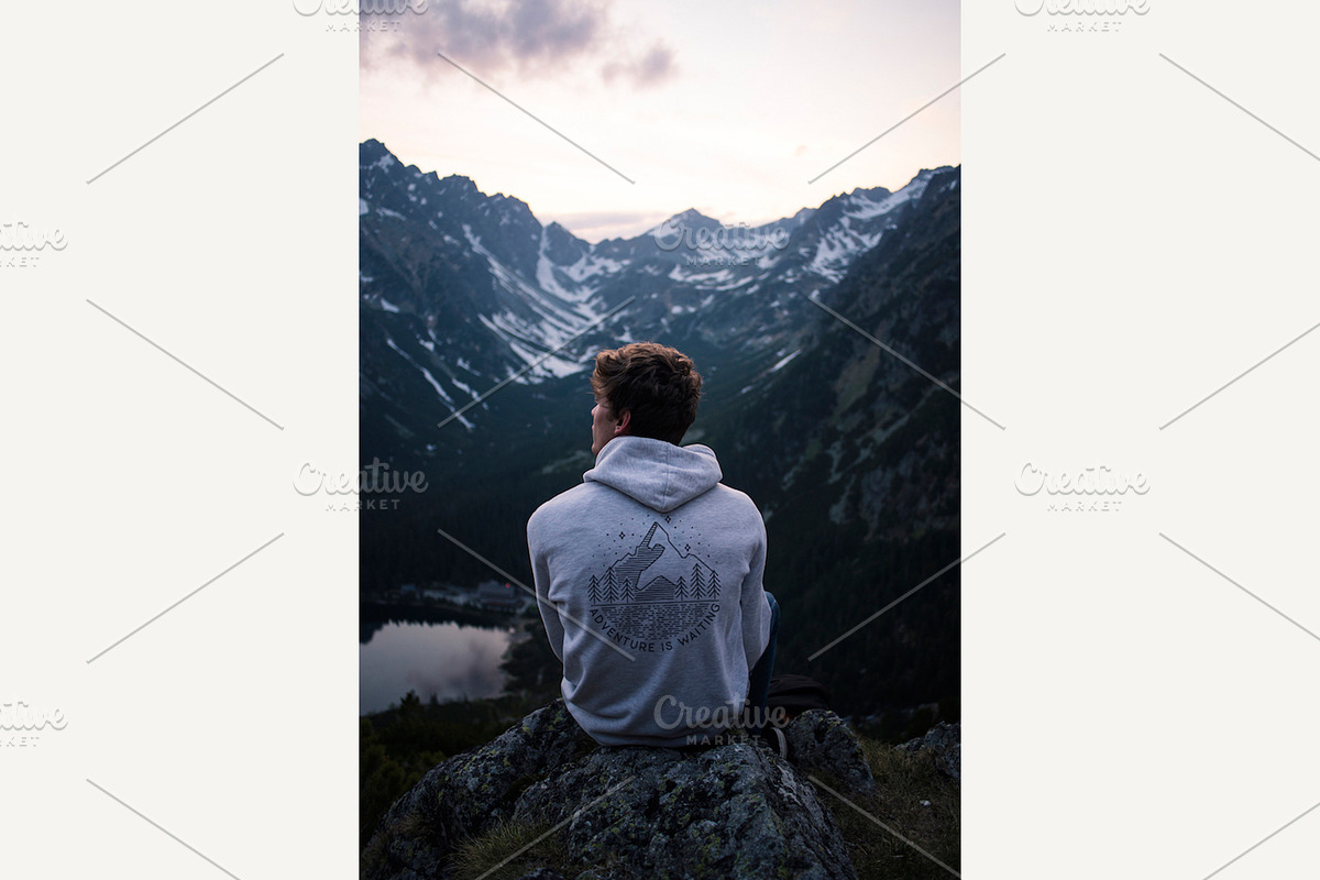 [-50%] Hoodie Mockup - Mountain Man, a Books & Magazine Mockup by THE MOCKUP SHOP (Photo 2 of 2)