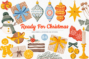 Ready for Christmas Collection, a Seasonal Illustration by GVGraphics (Thumbnail 1 of 15)