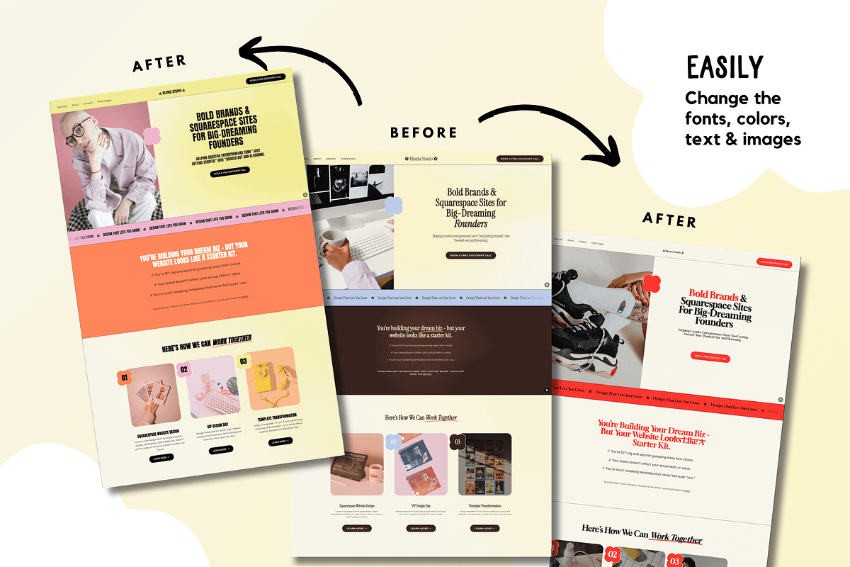 Squarespace Template for Designers, a Squarespace Template by Kurly Creative (Photo 6 of 11)