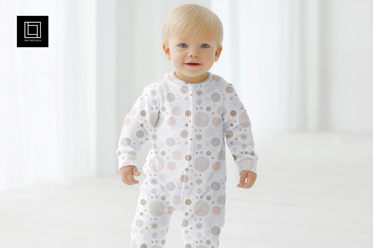 Toddler's Bodysuit Lifestyle Mockup, a Shirt Mockup by 1001 mockups (Photo 1 of 8)