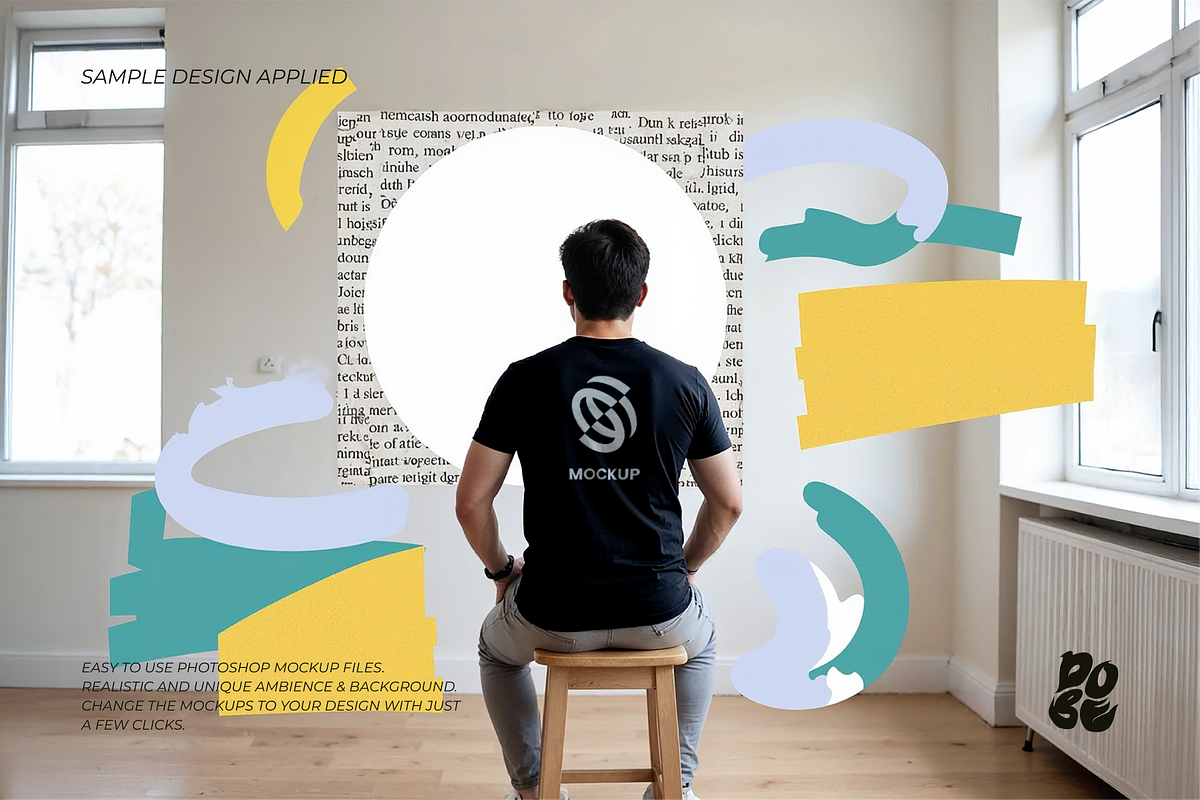 Tshirt Collection Mockup Set, a Shirt Mockup by DOBE Studio (Photo 3 of 12)