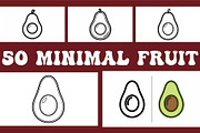 Minimal Fruit, an Object Graphic by Creativeshirt (Thumbnail 1 of 5)