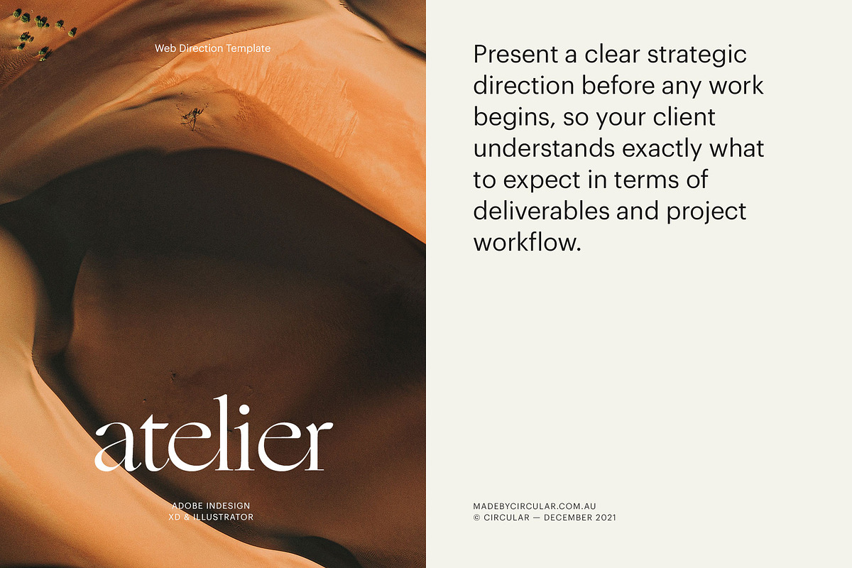 ATELIER / Web Direction Template, a Presentation Template by Circular (Photo 15 of 16)
