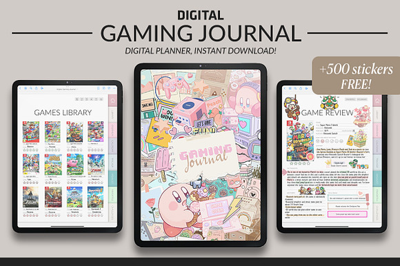 Digital Gaming Journal +500 Stickers preview 7