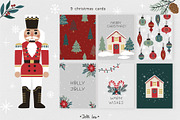 Santa & Nutcracker Christmas Clipart, a Decorative Illustration by Jenny Quince (Thumbnail 5 of 12)