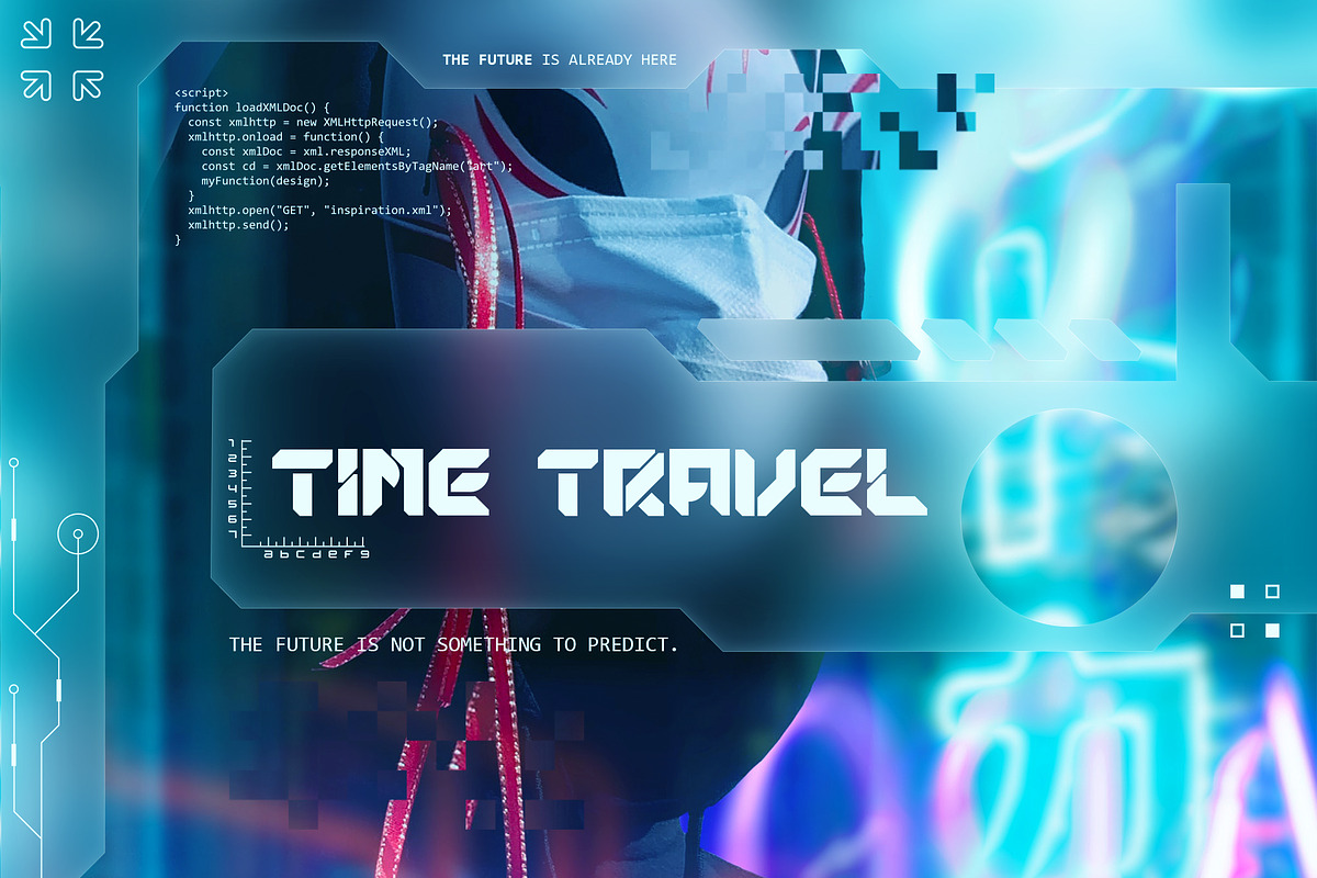 Azaro - Futuristic Sci-fi Font, a Sans Serif Font by Samtiv Studio (Photo 4 of 4)