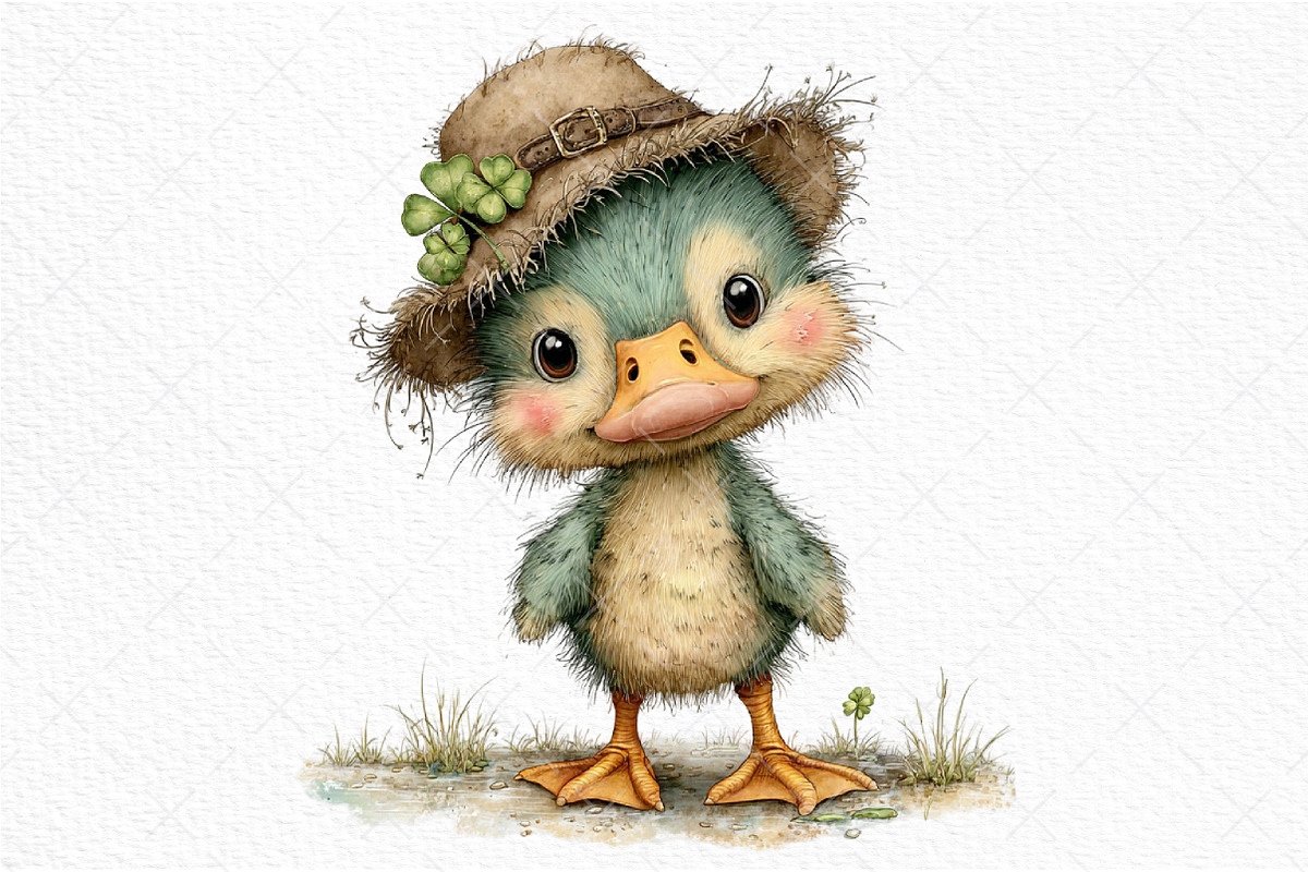 Cute St Patrick’s Animals Clipart, an Illustration by Craft Nest (Photo 10 of 11)