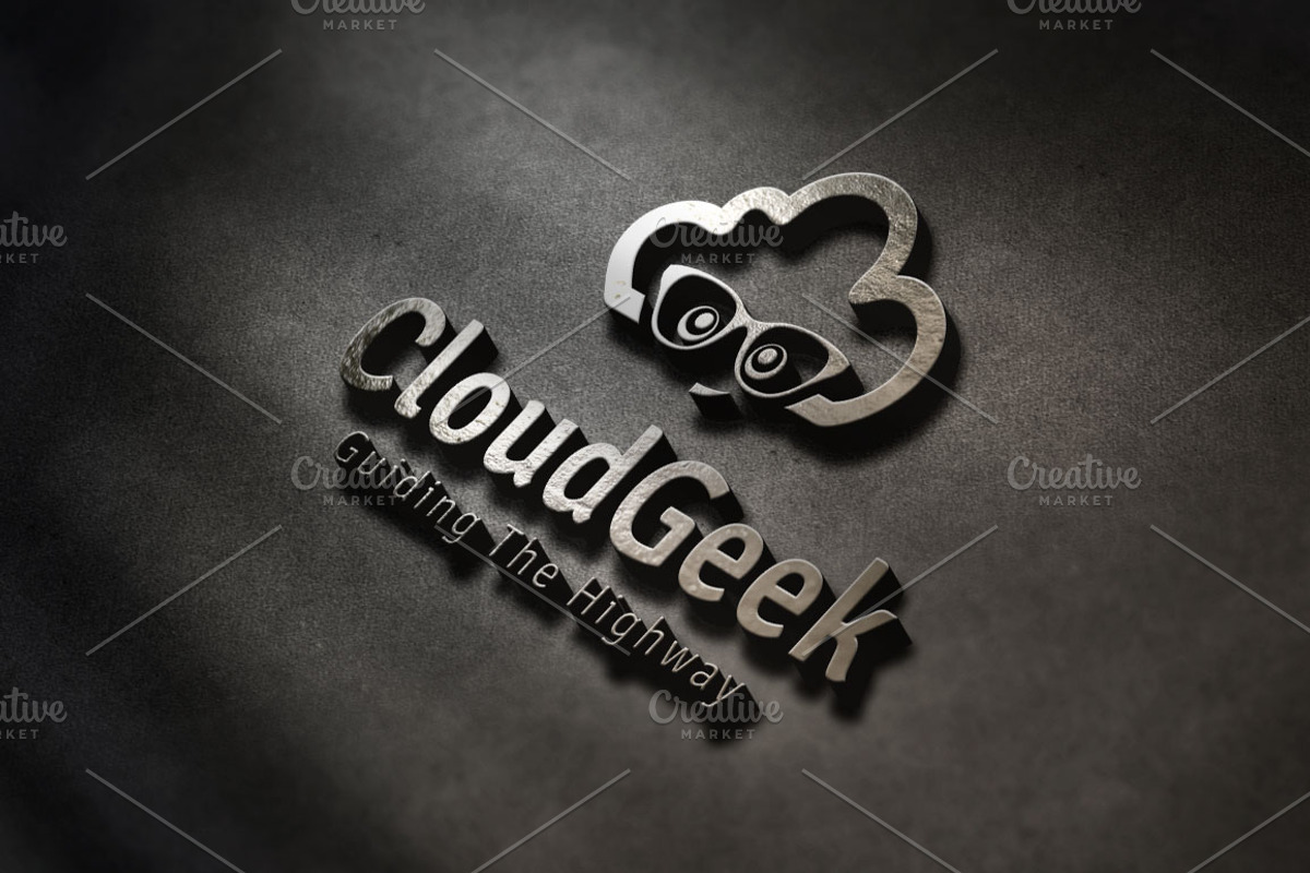 Cloud Geek Logo, a Branding & Logo Template by ArtFusion (Photo 2 of 5)